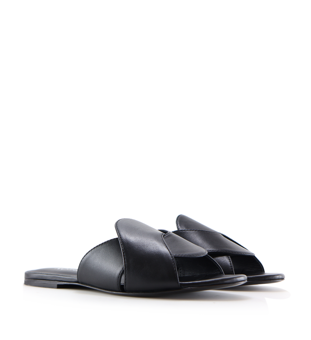 Fanny sandaler, sort læder