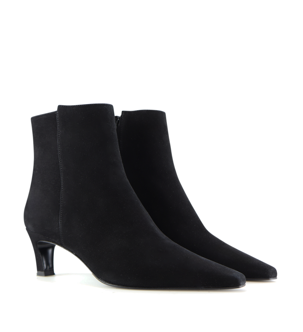 Fausta 50 støvler, sort ruskind