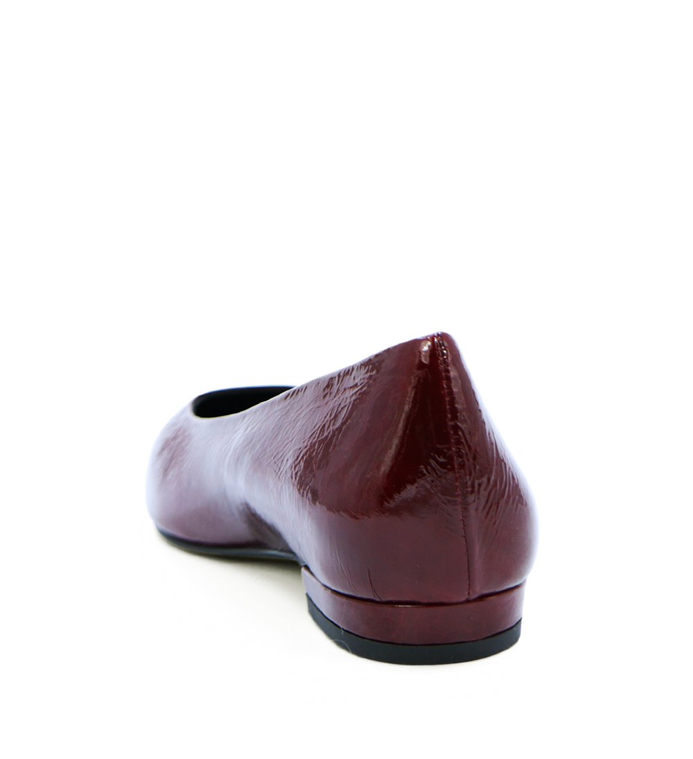 Gisla ballerina, bordeaux lak