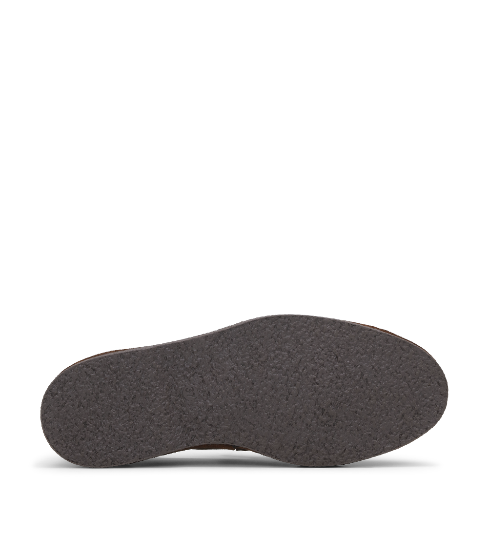 Lunelle loafers, chestnut suede