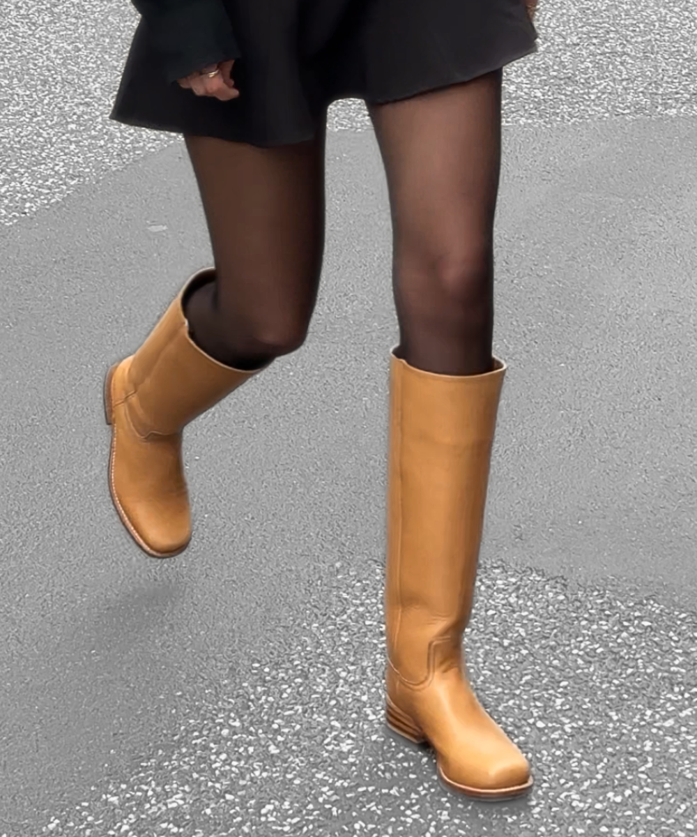 Achilla støvler, oak læder