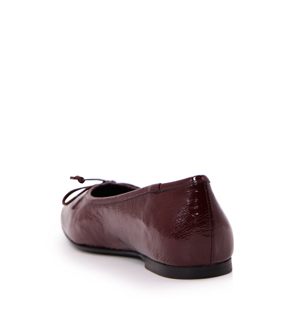 Serena ballerina, bordeaux lak