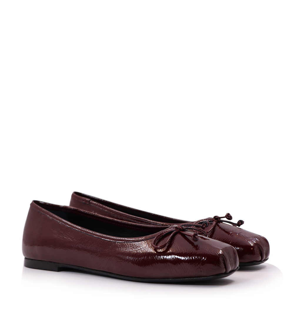 Serena ballerina, bordeaux lak