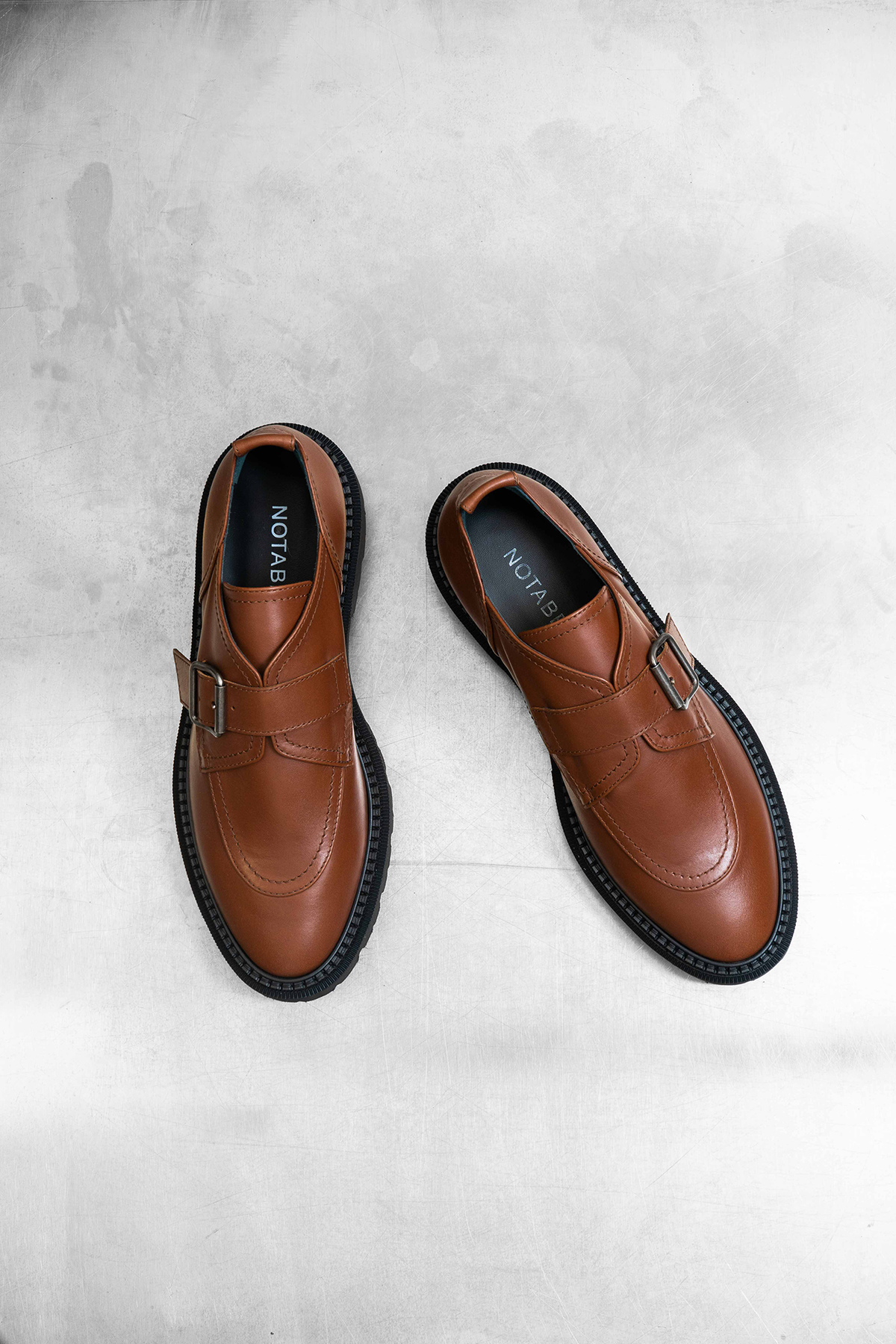 Tenora loafers, brun læder