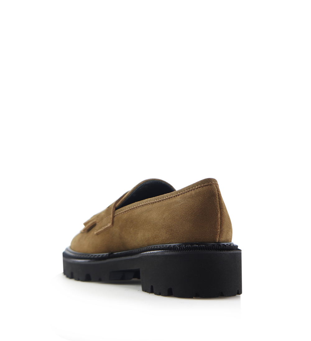 Tereza loafers, camel suede