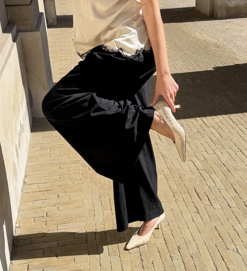 Emmy Low 50, beige croco