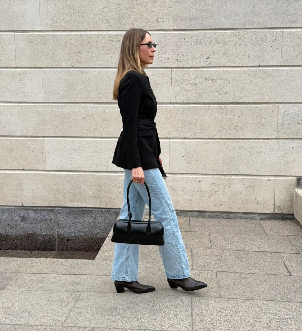 Luna boots, black leather