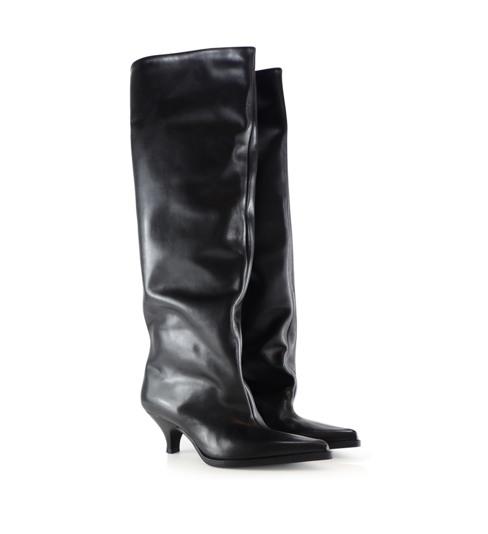 Yolanda 60 boots, black leather
