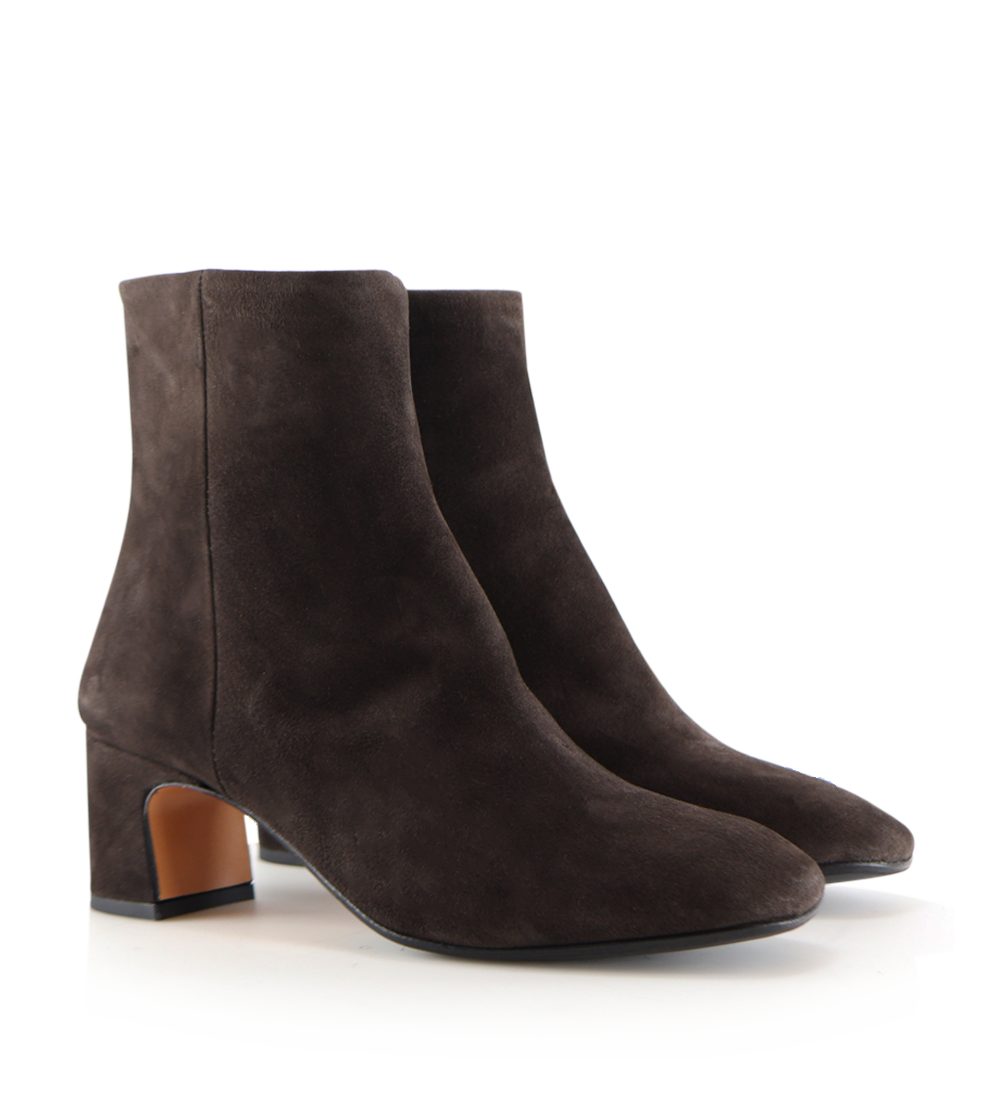 Alex 55 støvler, mørkebrun ruskind