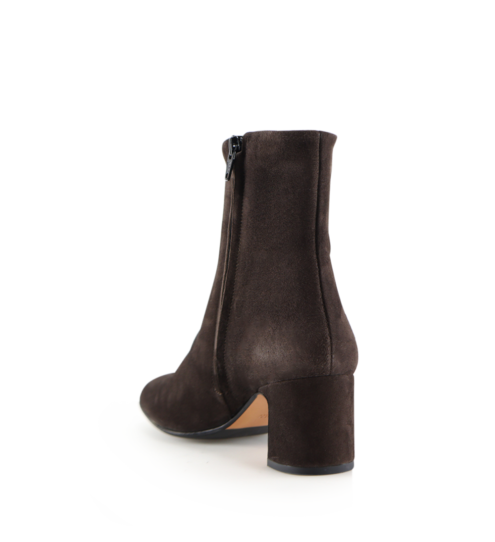 Alex 55 støvler, mørkebrun ruskind