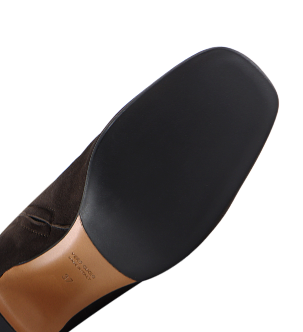 Alex 55 støvler, mørkebrun ruskind