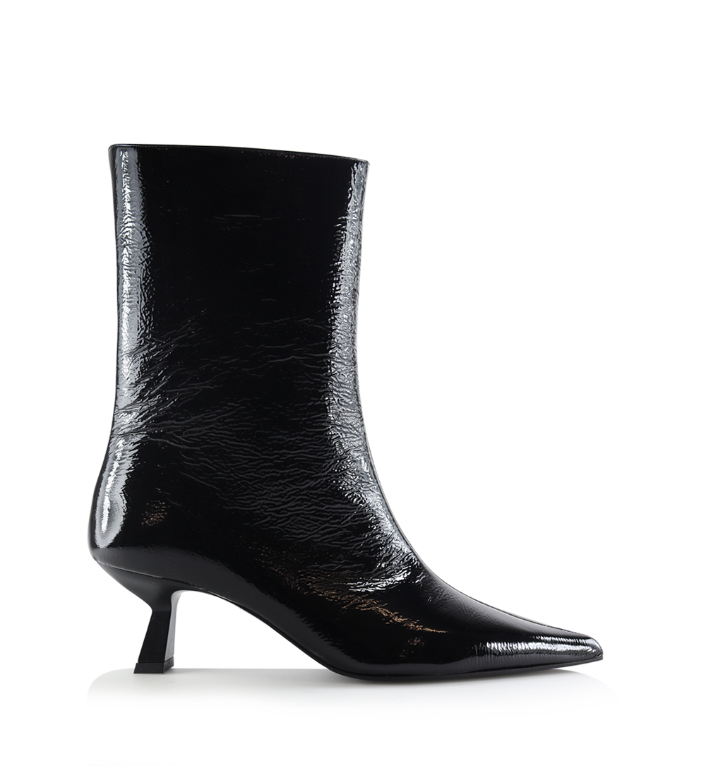 Eloise 50 støvler, sort lak