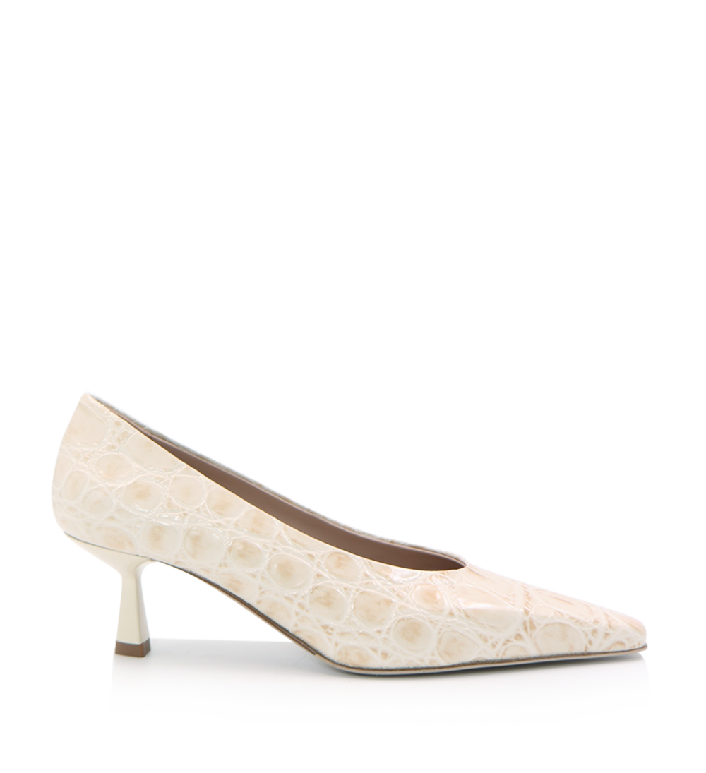 Emmy Low 50, beige croco