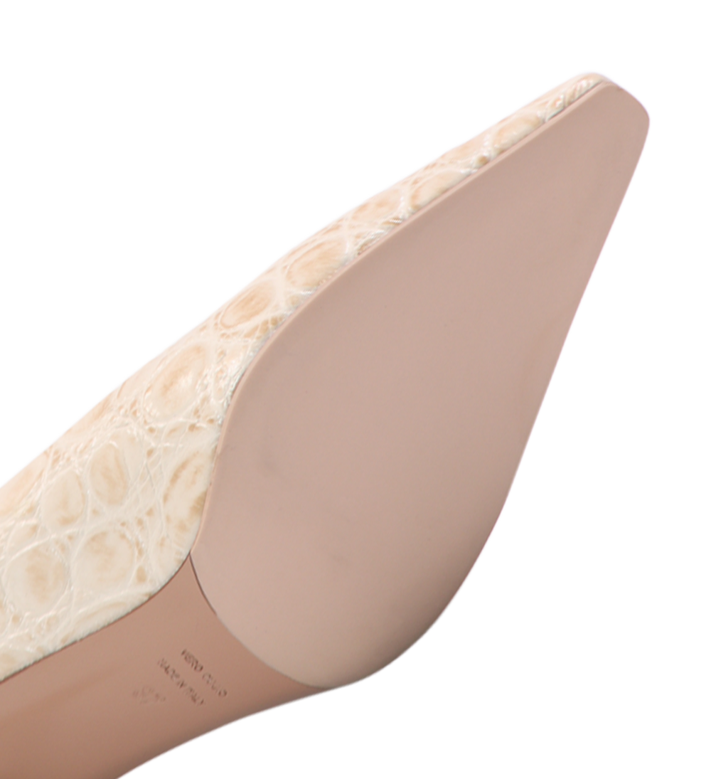 Emmy Low 50, beige croco