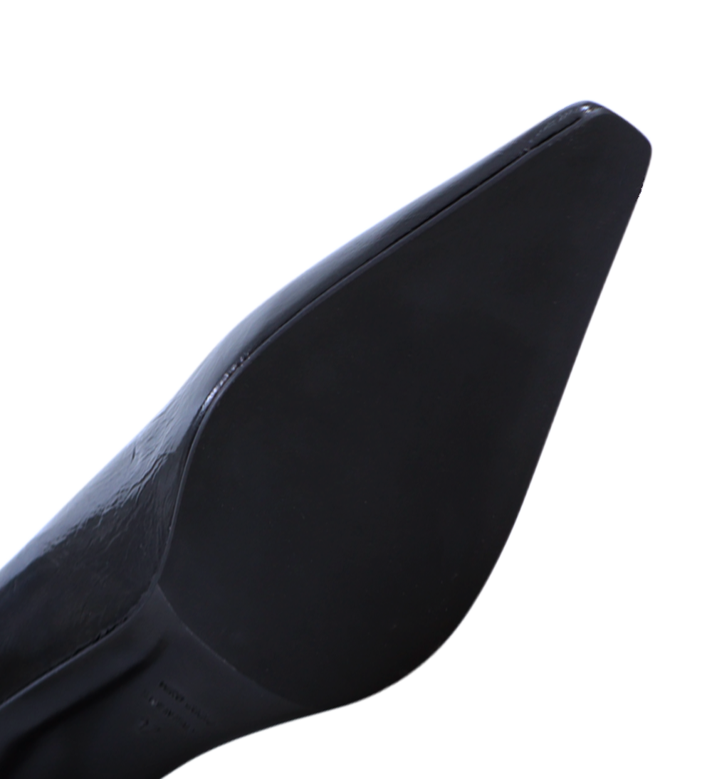 Emmy Low 50 stilettos, black patent