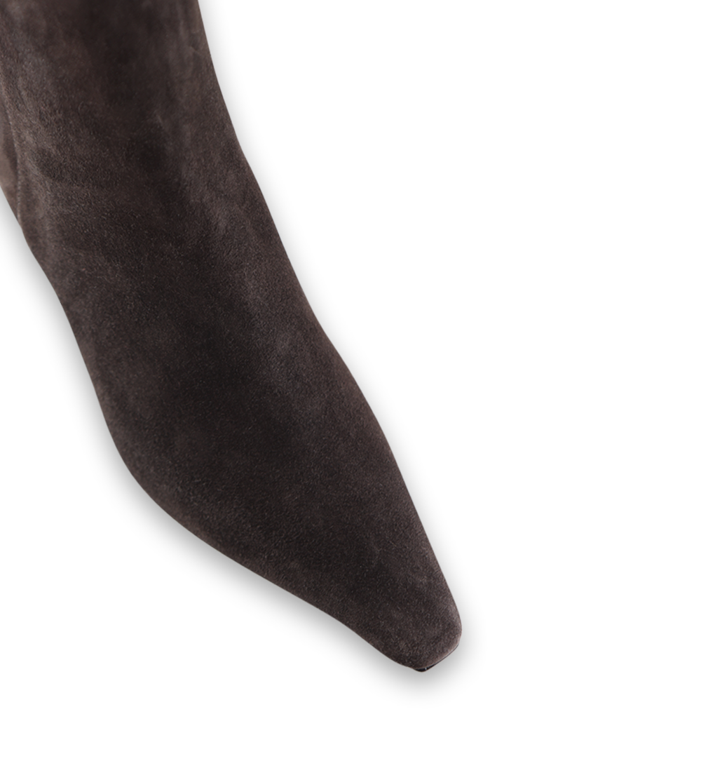 Fausta 50 støvler, mørkebrun ruskind