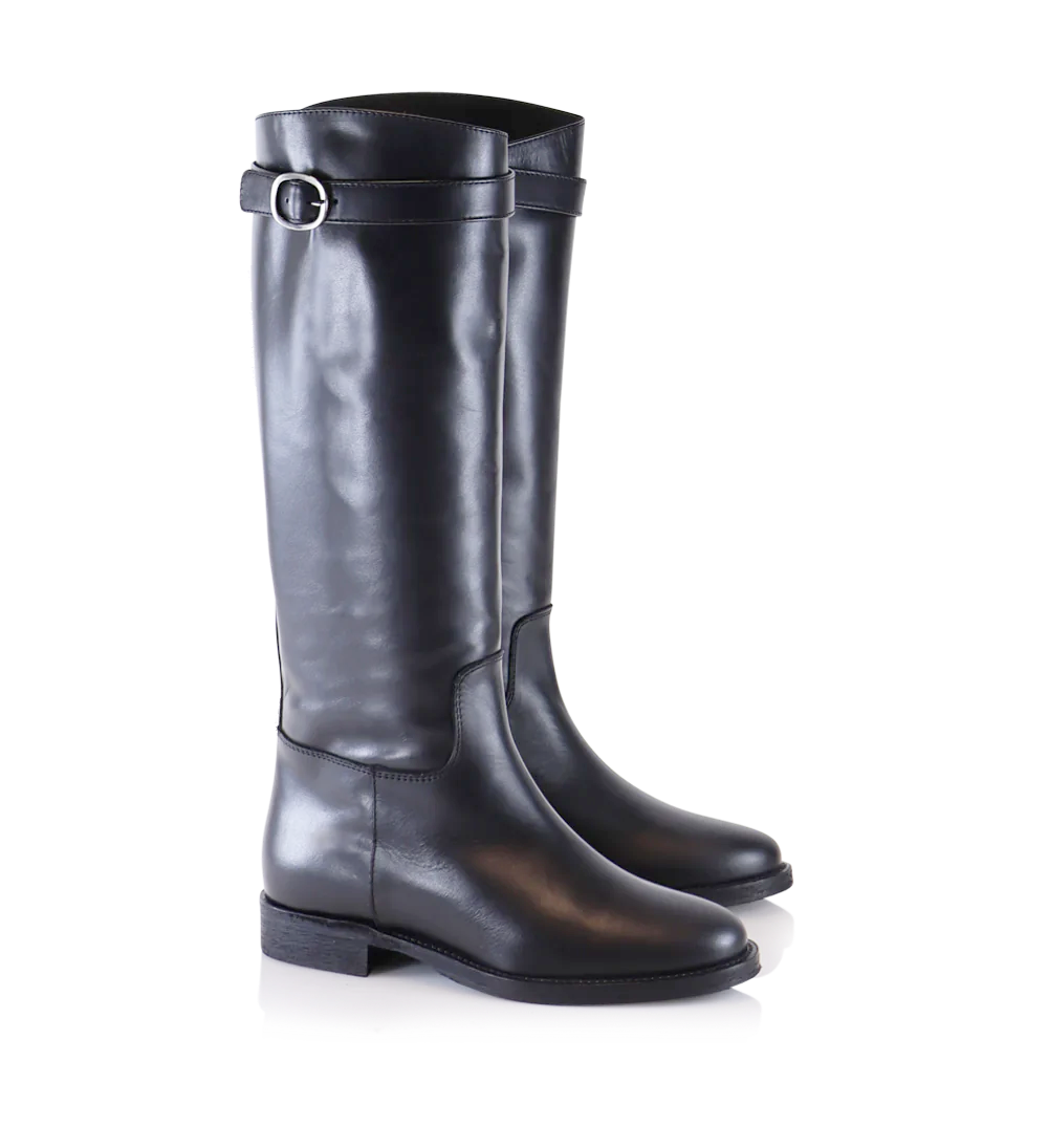 Isabel boots, black leather