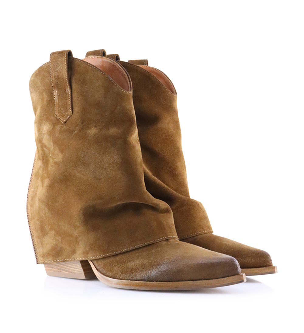 Zorro 60 støvler, lys brun ruskind