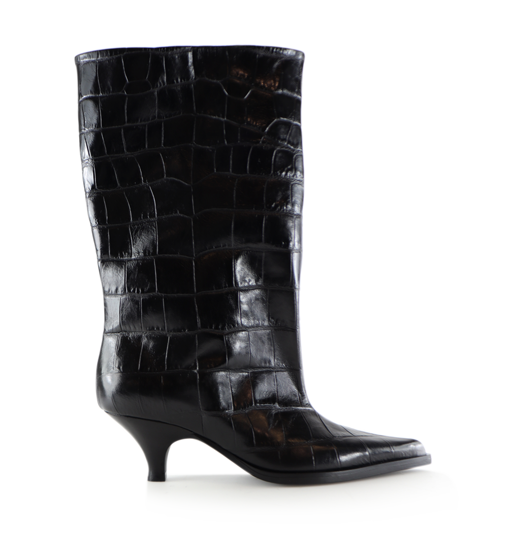 Yovanna 60 støvler, sort croco