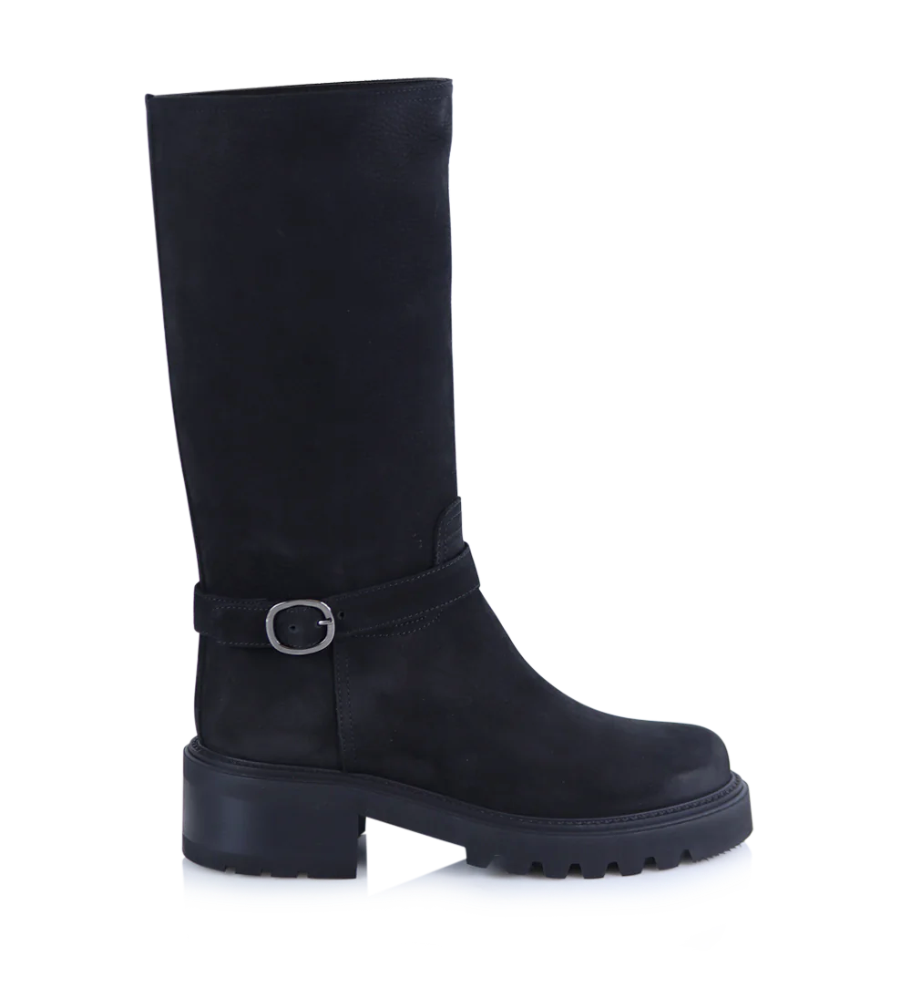 Sarina boots, black suede