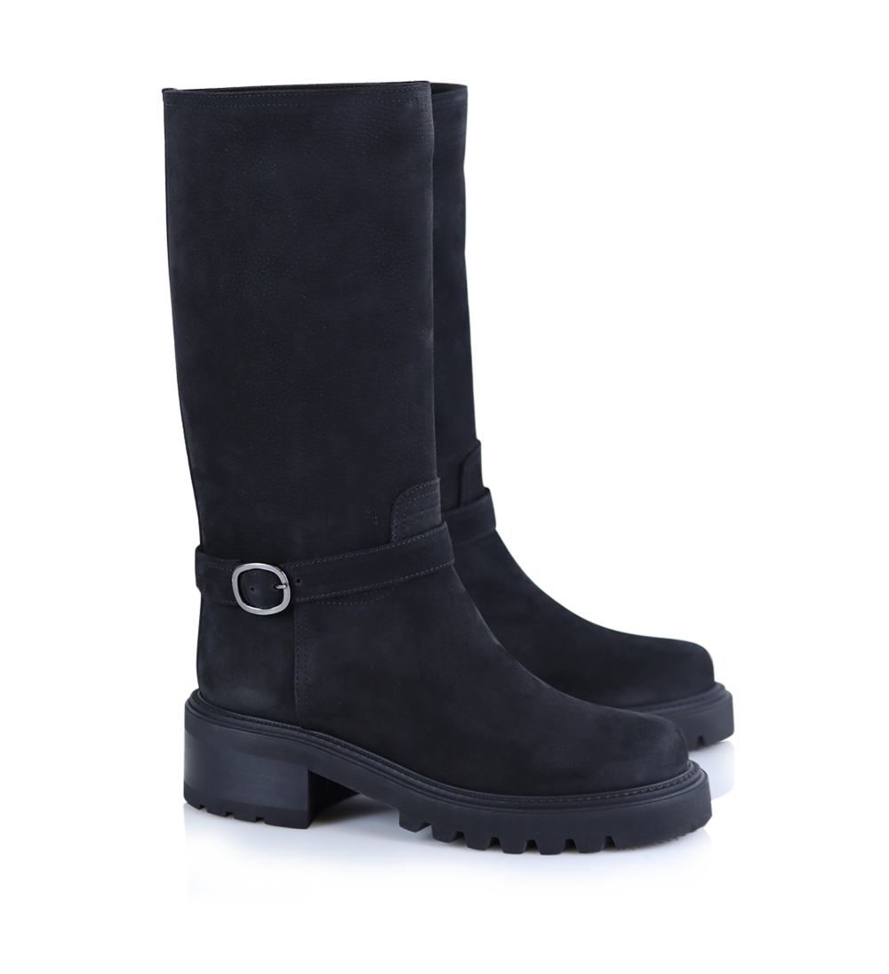 Sarina boots, black suede