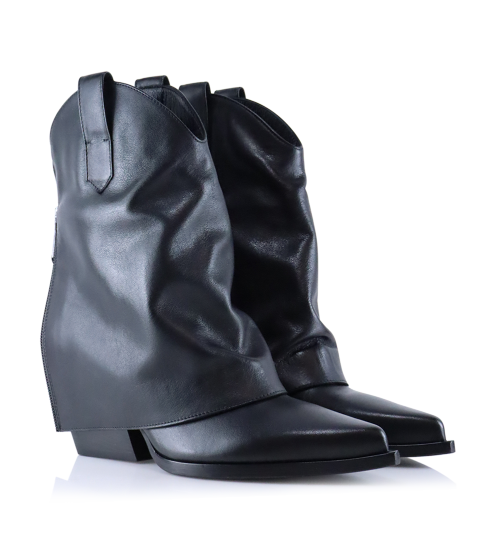 Zorro 60 støvler, sort læder