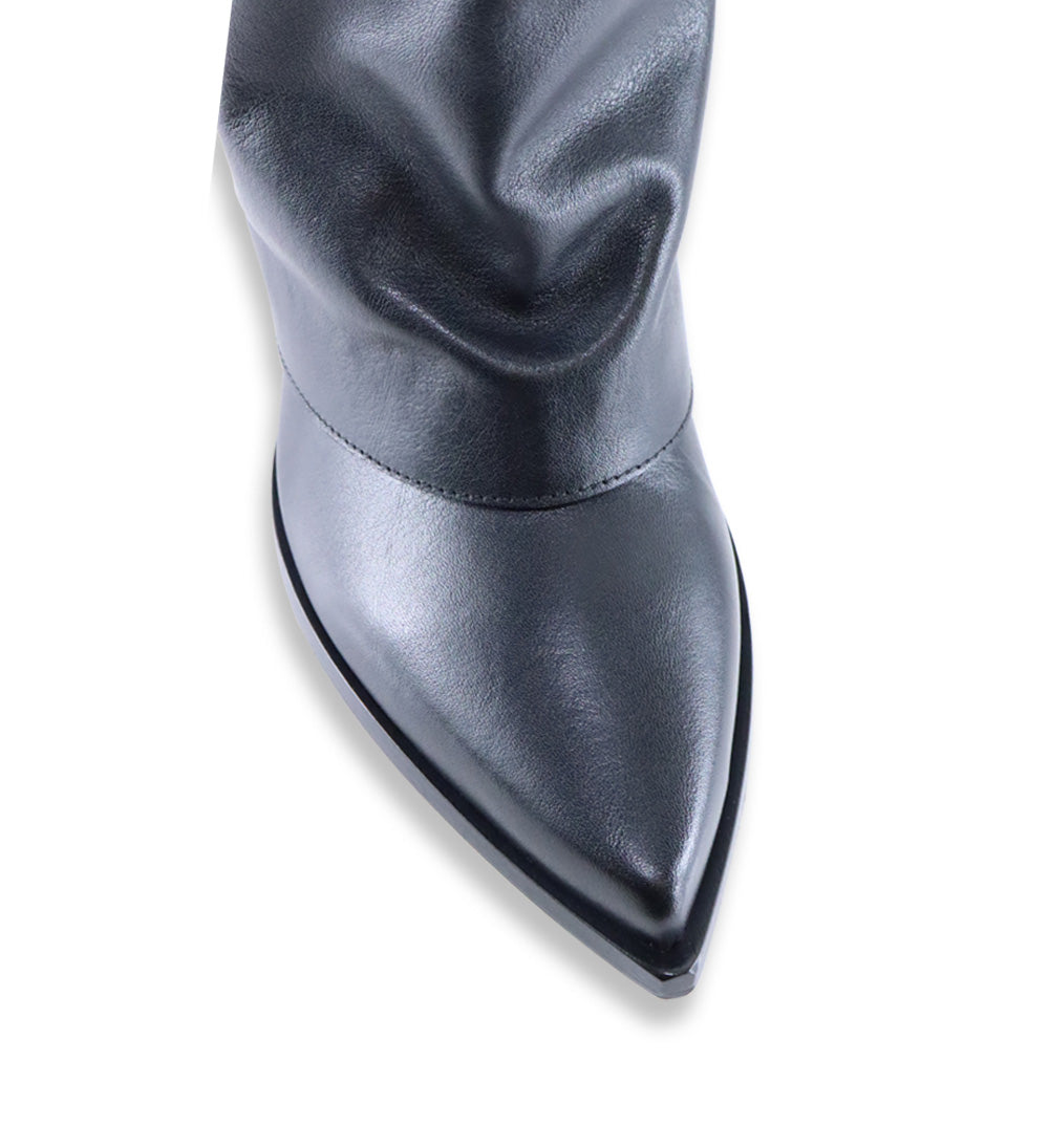 Zorro 60 støvler, sort læder