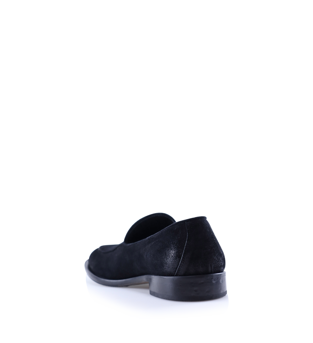 Vittorio loafers, black suede
