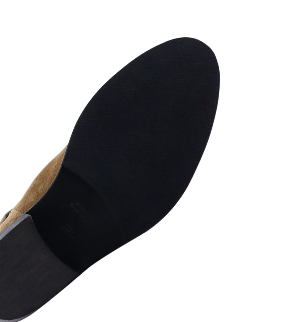 Anne støvler, brun ruskind