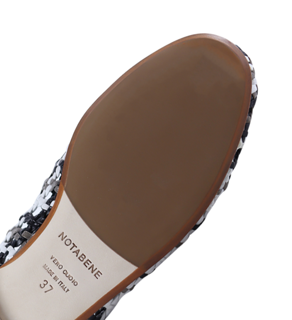 Capri ballerinaer, sort multi