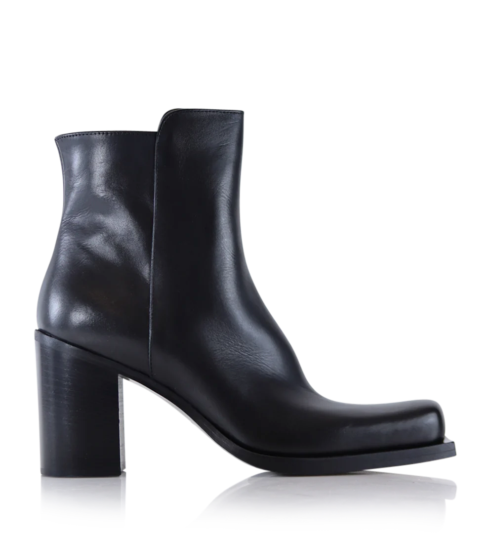 Dawson støvler, sort læder