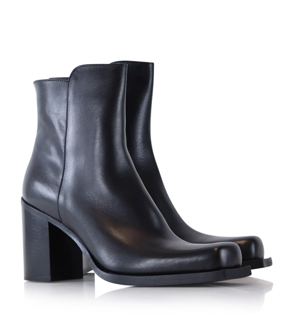 Dawson støvler, sort læder