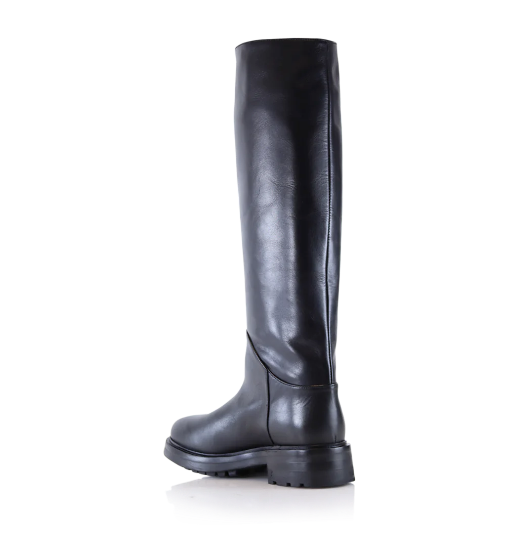 Alva II støvler, sort læder