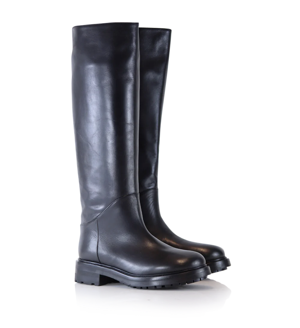 Alva II støvler, sort læder