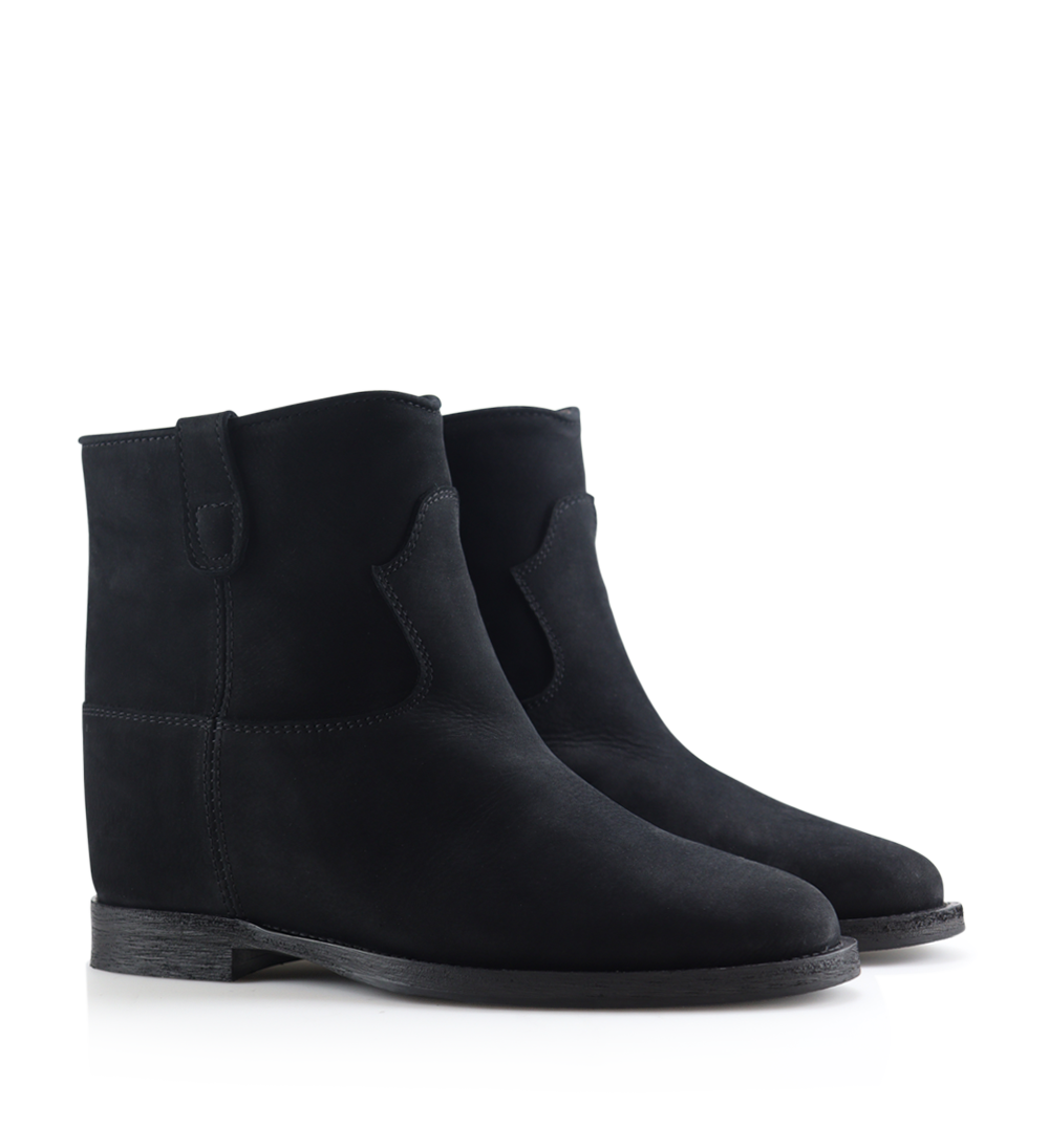 Isa 30 boots, black nubuck