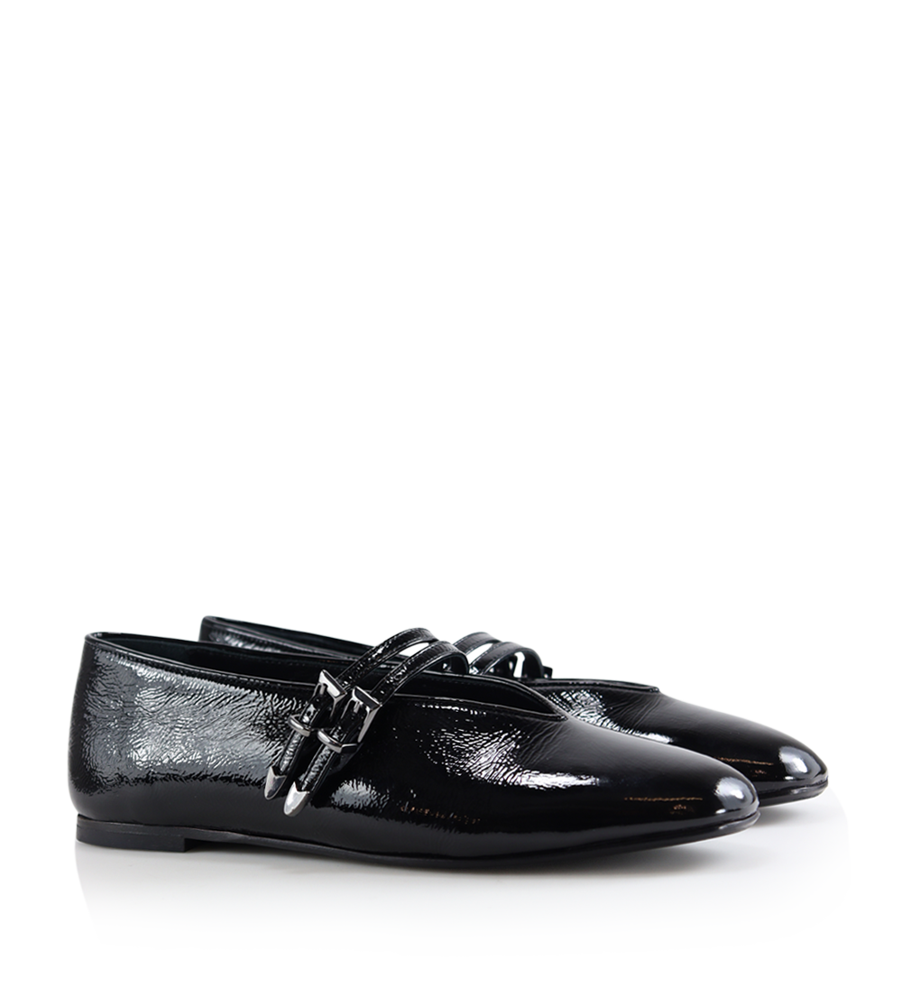 Barbette ballerinaer, sort lak