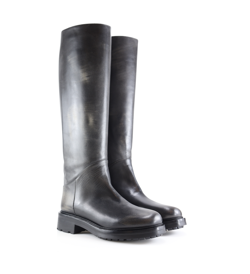 Alva II støvler, vintage sort