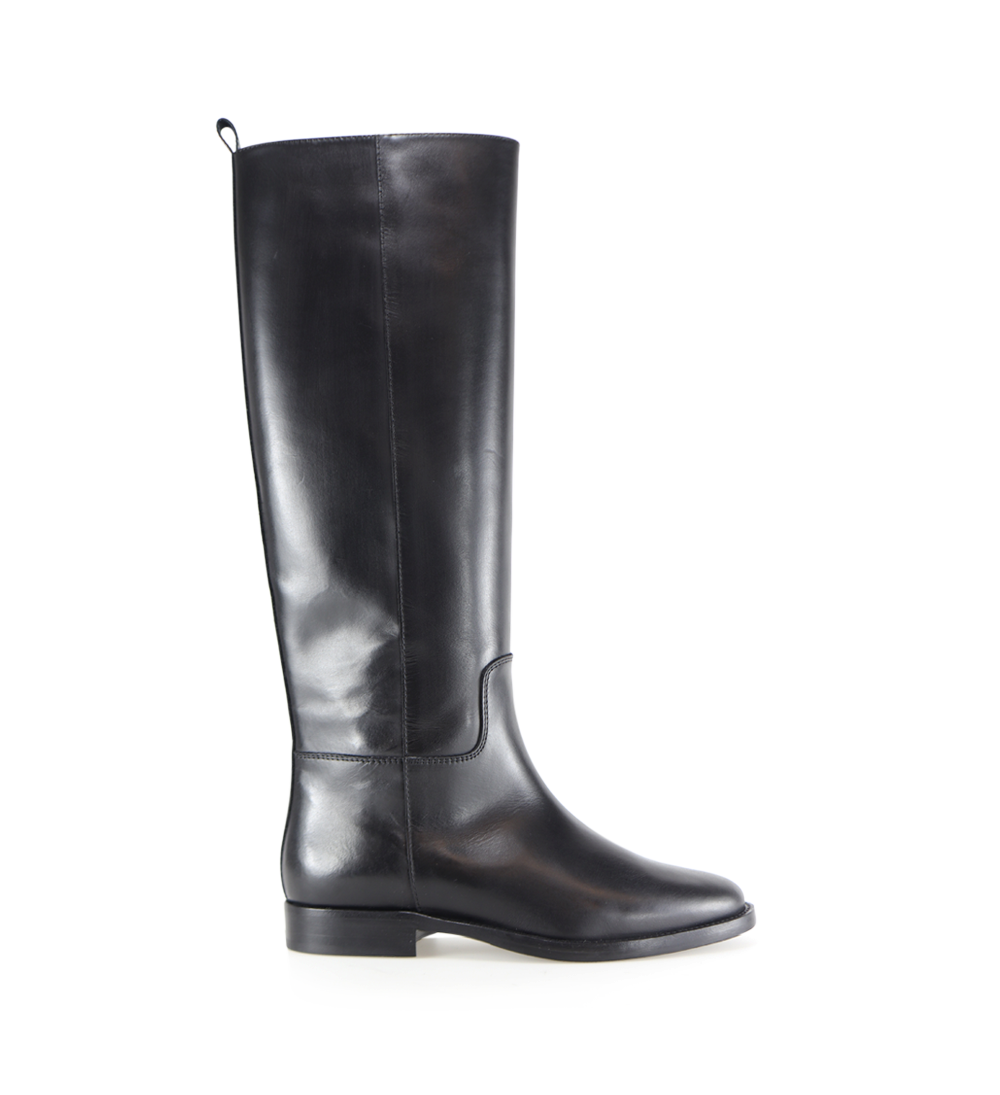 Izella støvler, sort læder