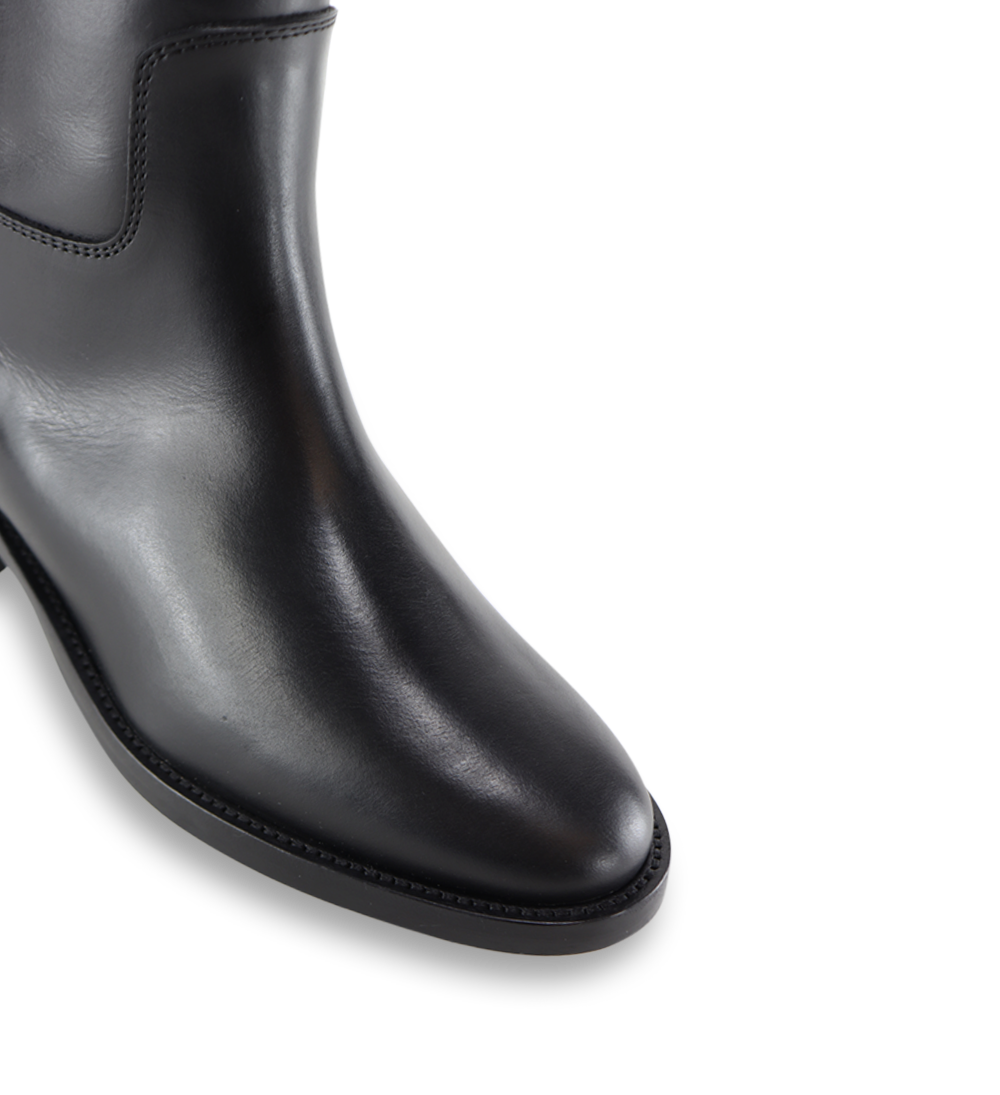 Izella støvler, sort læder