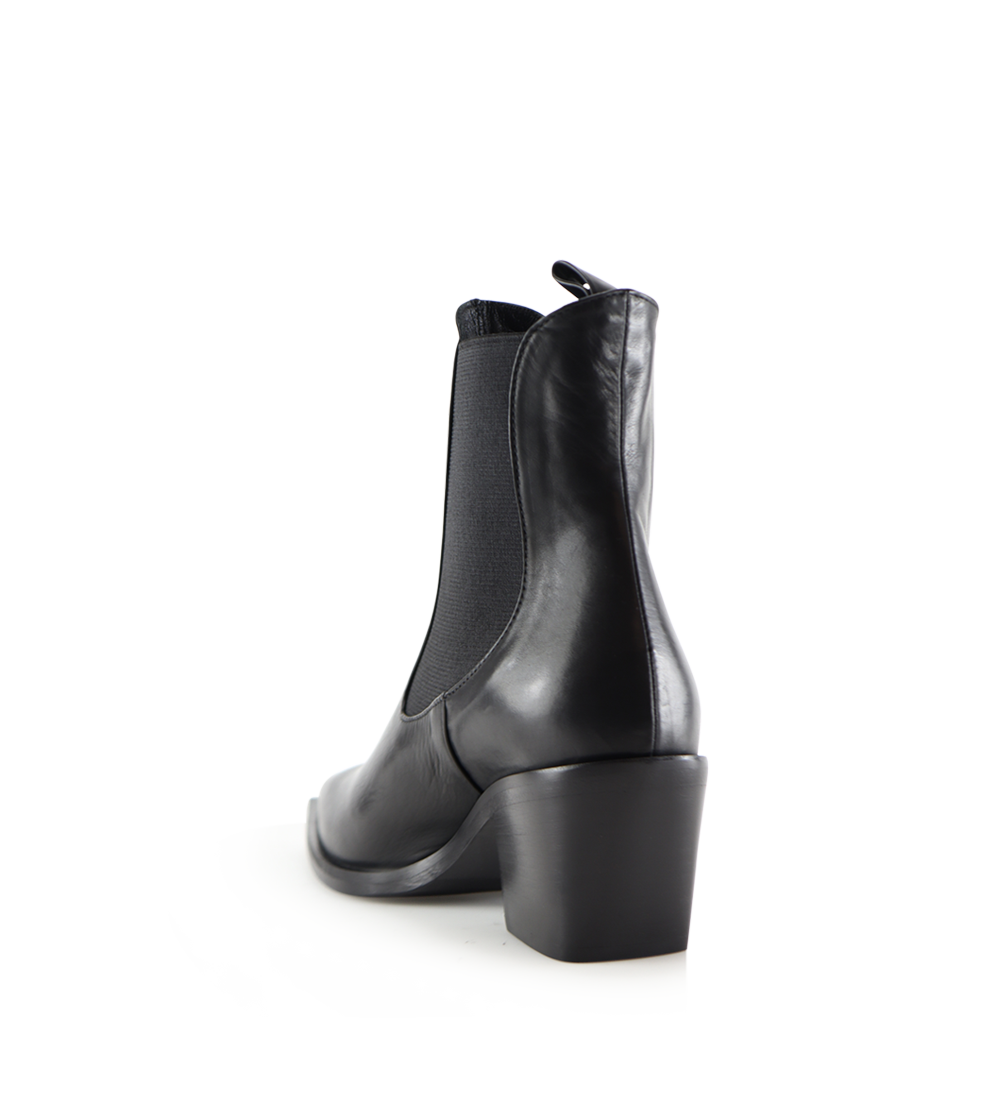 Luna 50 støvler, sort læder