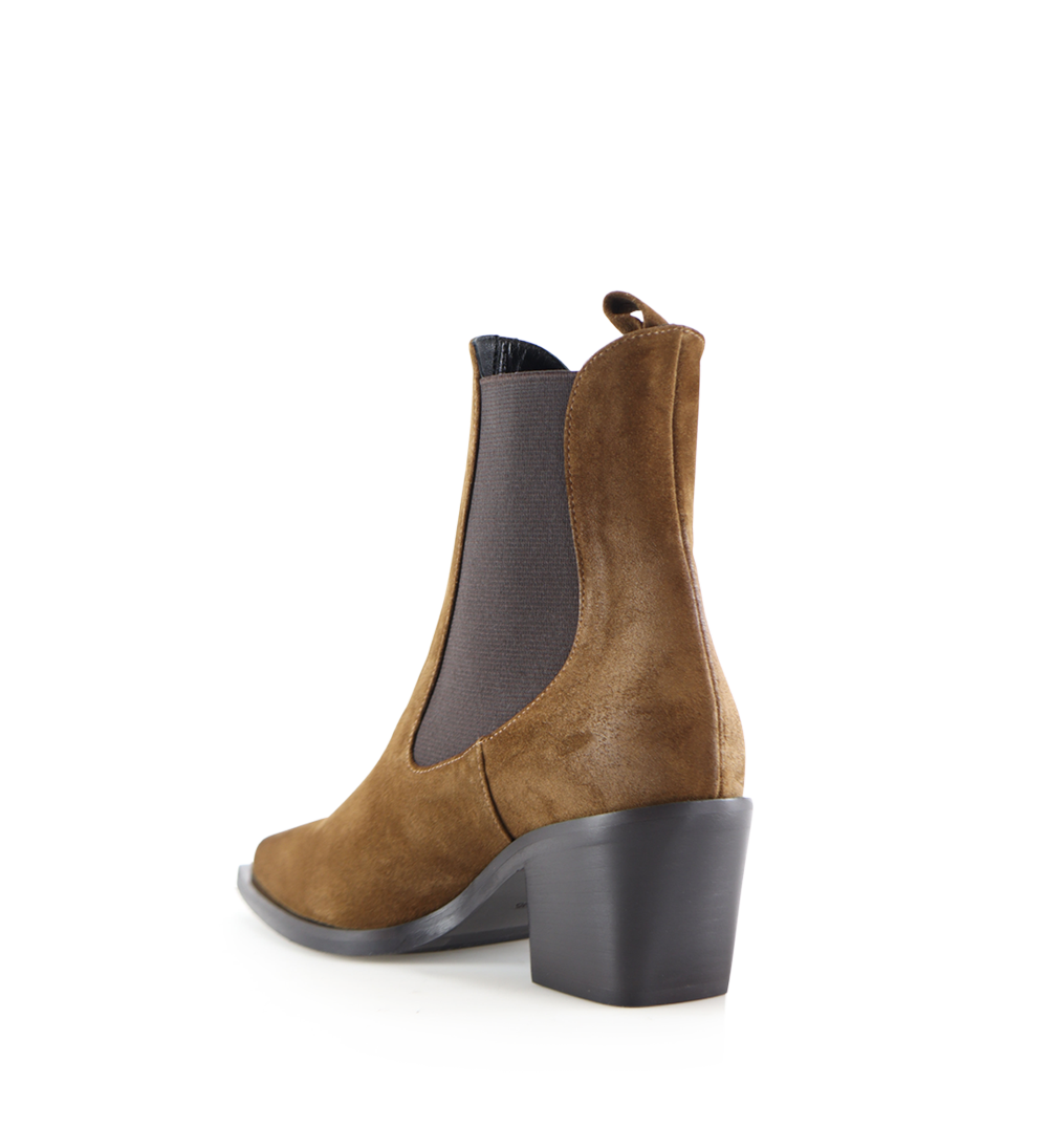 Luna 50 støvler, brun ruskind