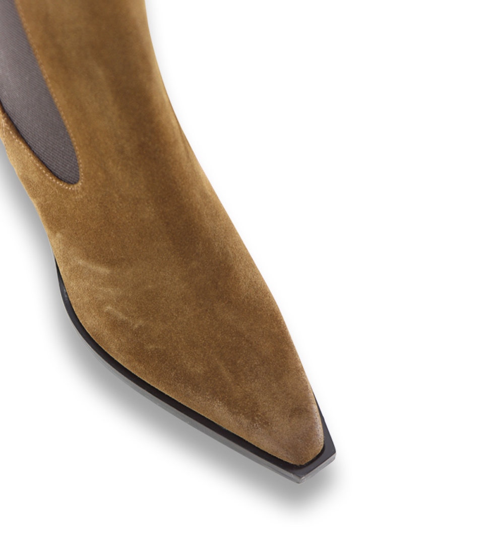 Luna 50 støvler, brun ruskind