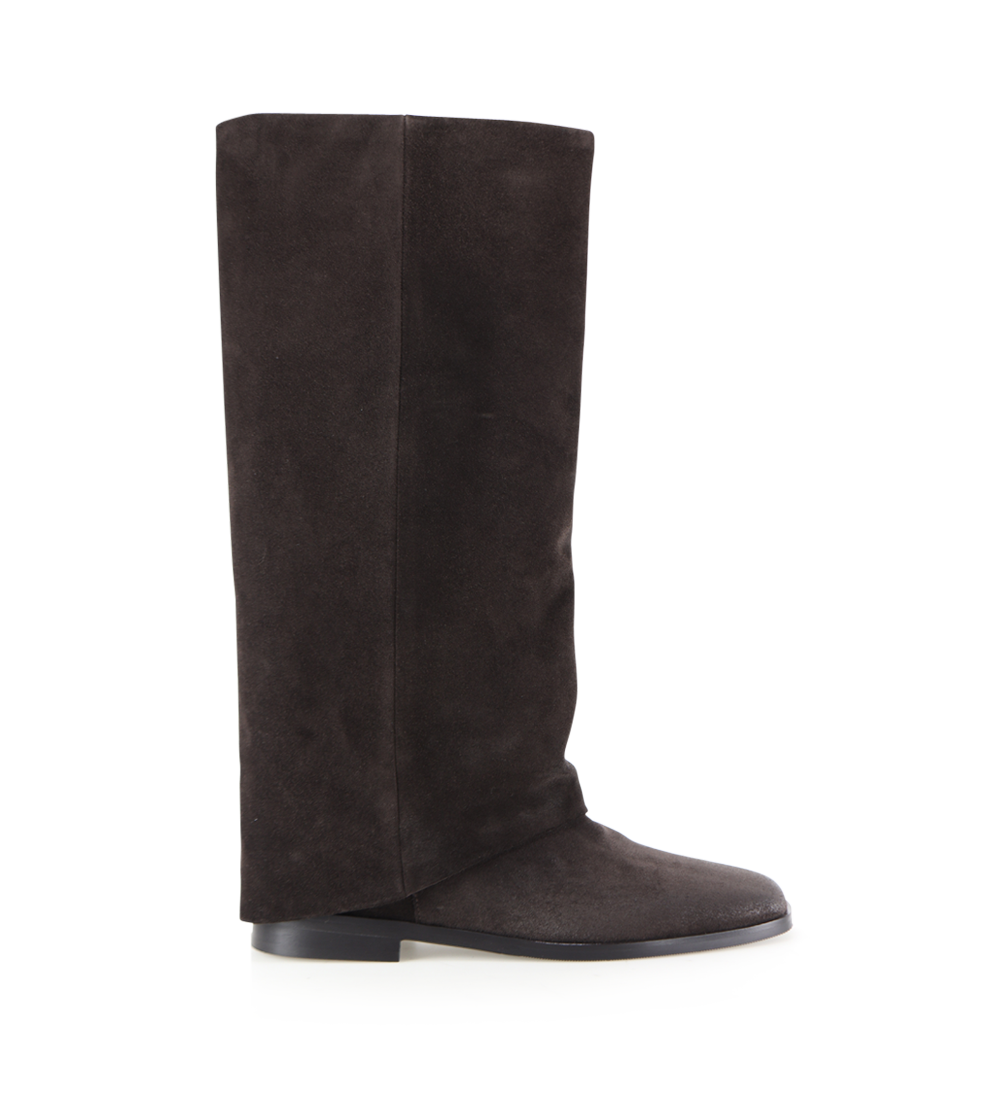 Lupe boots, dark brown suede