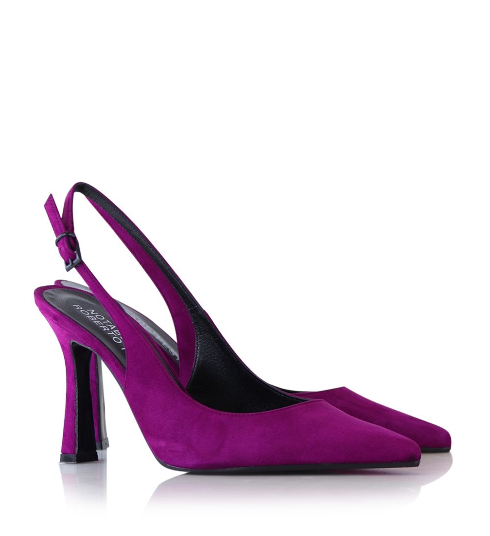 Emilia 90 slingback stiletter, fuxia ruskind