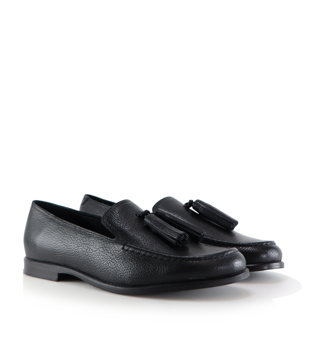 Selva loafers, sort læder