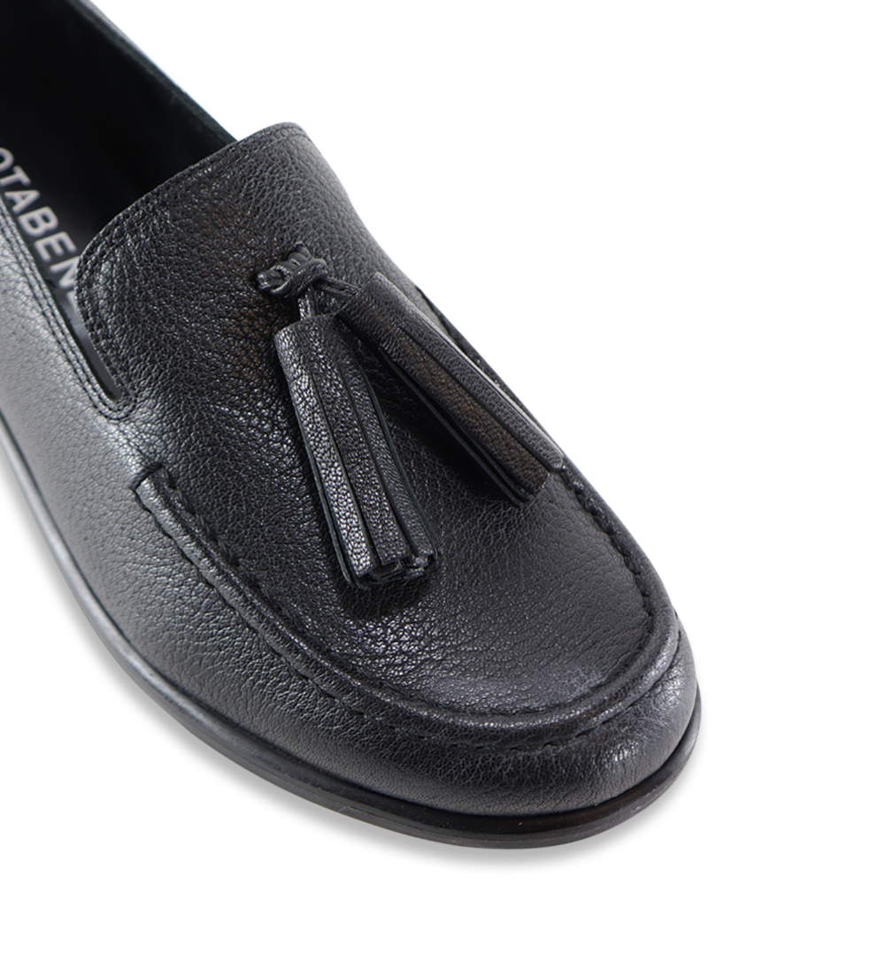 Selva loafers, sort læder