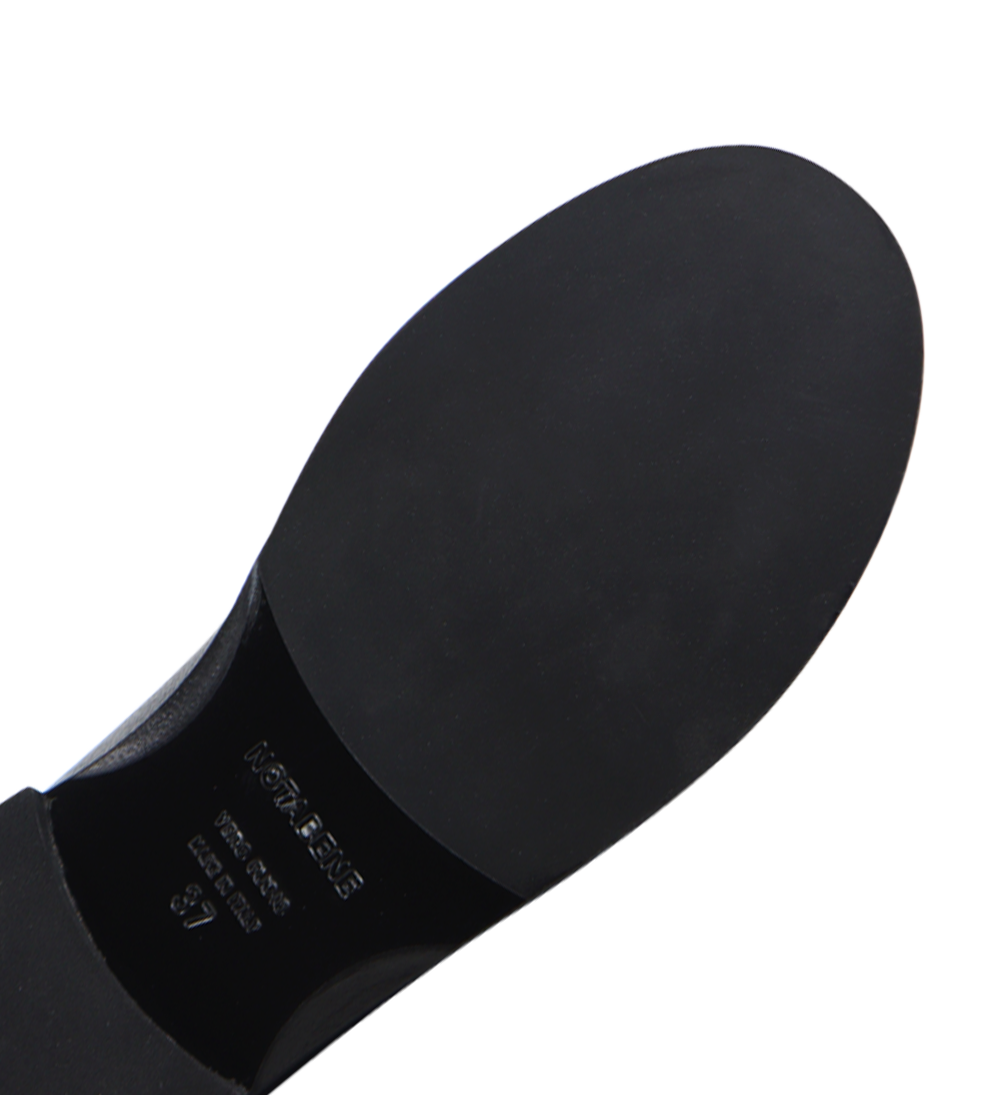 Selva loafers, sort læder