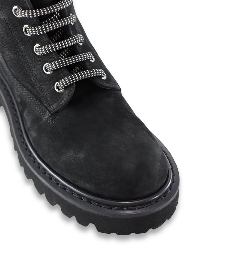 Nordhaven boots, black nubuck
