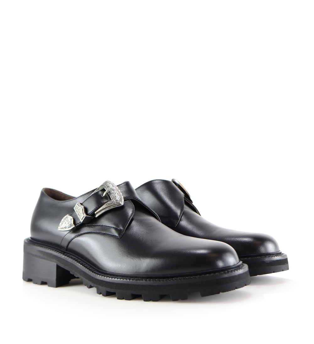 Chia loafers, sort læder