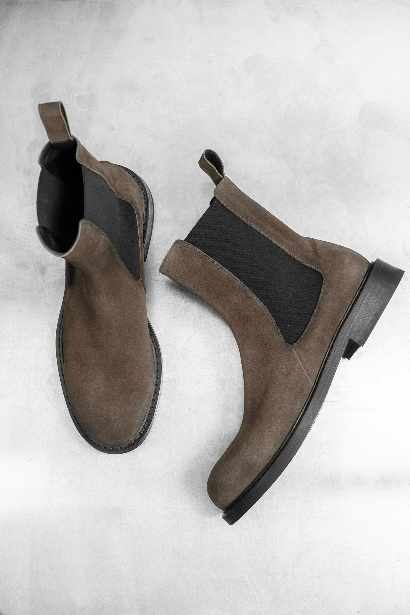 Manuel chelsea boots, camel suede